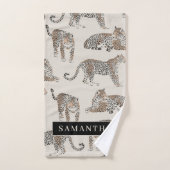 Oerwoud Leopard Wild Animal Pattern Bad Handdoek (Handdoek)