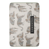 Oerwoud Leopard Wild Animal Pattern Badmat (Voorkant Verticaal)