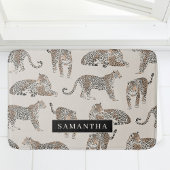 Oerwoud Leopard Wild Animal Pattern Badmat