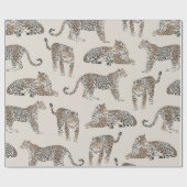 Oerwoud Leopard Wild Animal Pattern Cadeaupapier (Vlak)
