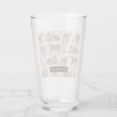 Oerwoud Leopard Wild Animal Pattern Glas (Achterkant)
