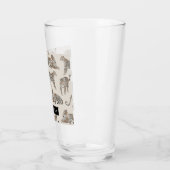 Oerwoud Leopard Wild Animal Pattern Glas (Links)