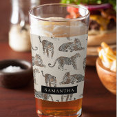 Oerwoud Leopard Wild Animal Pattern Glas