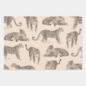 Oerwoud Leopard Wild Animal Pattern Inpakpapier Vel (Voorkant 3)