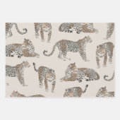 Oerwoud Leopard Wild Animal Pattern Inpakpapier Vel (Voorkant)