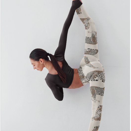 Oerwoud Leopard Wild Animal Pattern Leggings