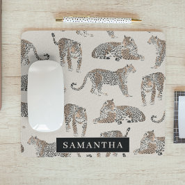 Oerwoud Leopard Wild Animal Pattern Muismat