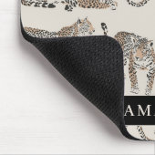 Oerwoud Leopard Wild Animal Pattern Muismat (Hoek)