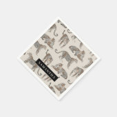 Oerwoud Leopard Wild Animal Pattern Servet (Hoek)