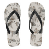 Oerwoud Leopard Wild Animal Pattern Teenslippers (Voetbed)