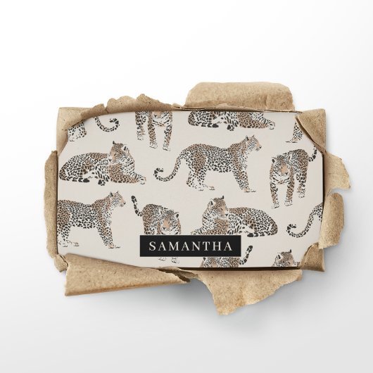 Oerwoud Leopard Wild Animal Pattern Visitekaartje