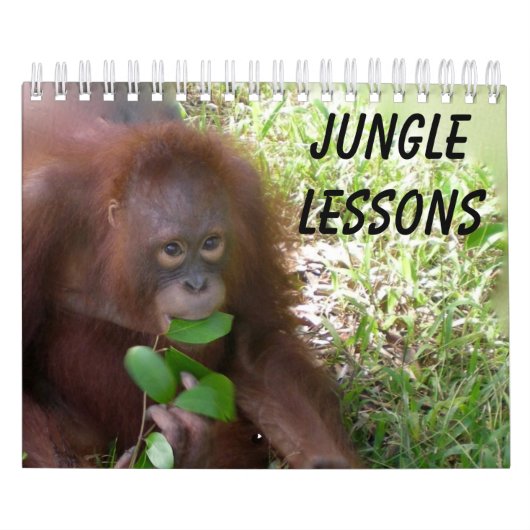 Oerwoud Lessons-kalender voor wilde dieren Kalender (Hoes)