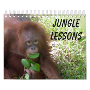 Oerwoud Lessons-kalender voor wilde dieren Kalender