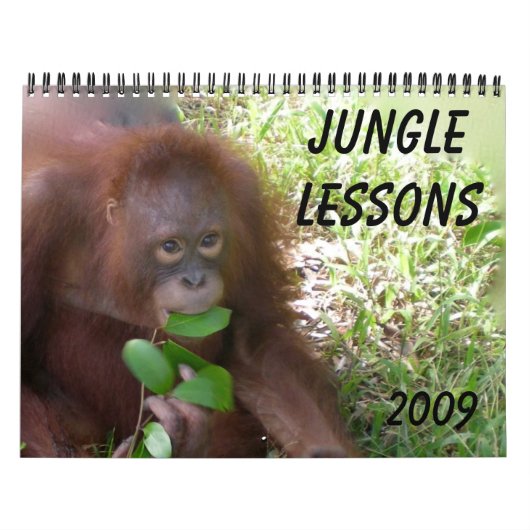 Oerwoud Lessons Wilde Dierenkalender Kalender (Hoes)