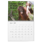 Oerwoud Lessons Wilde Dierenkalender Kalender (Mar 2027)