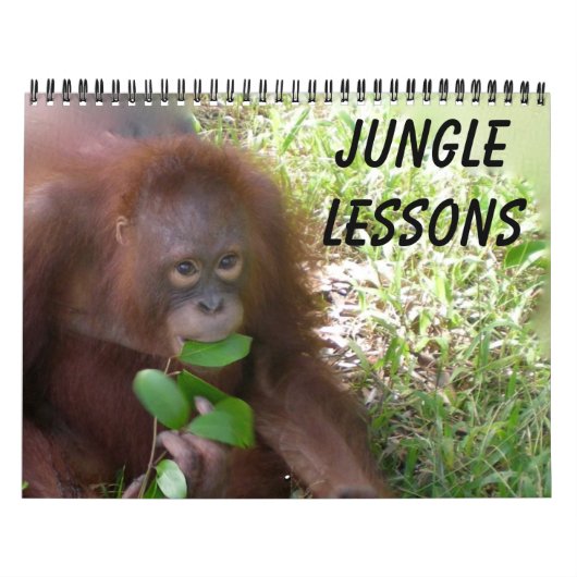 Oerwoud Lessons Wilde Dierenkalender Kalender (Hoes)
