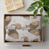 Oerwoud Lion Animal Patroon Tissuepapier (Geschenk)