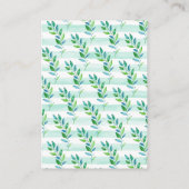 Oerwoud Lion Baby shower Gift Display Douche Informatiekaartje (Achterkant)