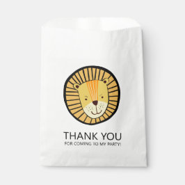 Oerwoud Lion Dank u Kinderen Verjaardag Bedankzakje