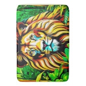 Oerwoud Lion Pop Art Design Badmat (Voorkant Verticaal)