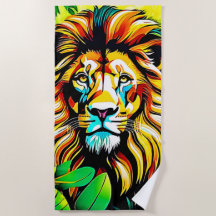 Oerwoud Lion Pop Art Design