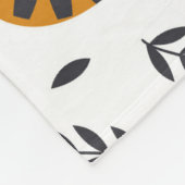 Oerwoud-lionpatroon met Kinder naam Fleece Deken (Hoek)