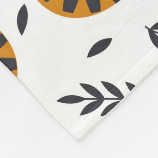 Oerwoud-lionpatroon met Kinder naam Fleece Deken (Hoek)