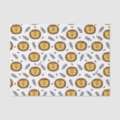 Oerwoud-lionpatroon met Kinder naam Tissuepapier (Voorkant)