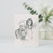 Oerwoud Lord Briefkaart (Staand voorkant)