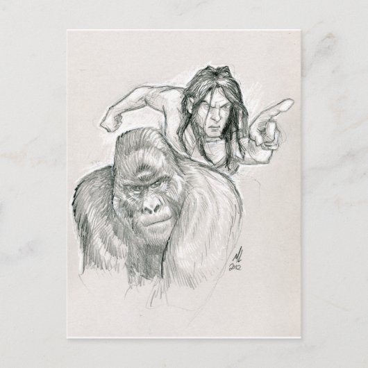 Oerwoud Lord Briefkaart (Voorkant)