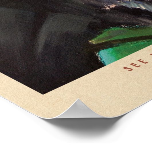 oerwoud luipaard poster (Hoek)