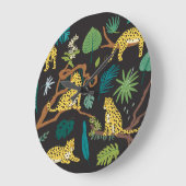 Oerwoud Luipaarden:  Wildlife Illustraties Grote Klok (Hoek)