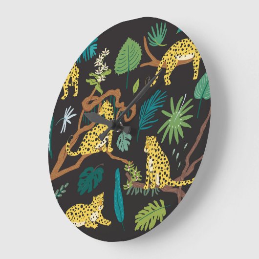 Oerwoud Luipaarden:  Wildlife Illustraties Grote Klok (Hoek)