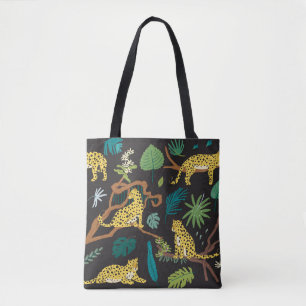 Oerwoud Luipaarden: Wildlife Illustraties Tote Bag