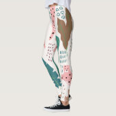 Oerwoud, luipaardprint, . leggings (Links)