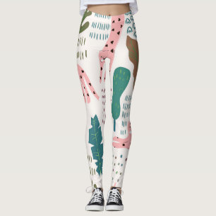 Oerwoud, luipaardprint, . leggings