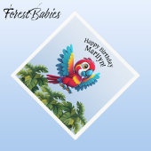 Oerwoud Macaw Safari Parrot Bird uit het tropische Servet