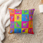 Oerwoud Madness 9 Inch Blocks Cheater Quilt Kussen (Deken)