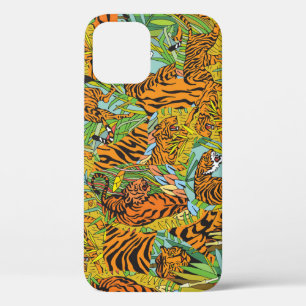 Oerwoud Majesteit: Tijgers te midden van groen Case-Mate iPhone Case