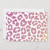 Oerwoud Meisje 2e Verjaardag Safari Twee Wild Foto Kaart (Achterkant)