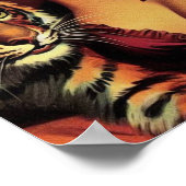 Oerwoud Meisje Pin Up Poster (Hoek)