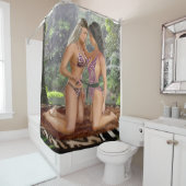 OERWOUD MEISJES AFGEZIEN DOUCHEGORDIJN (In situ)