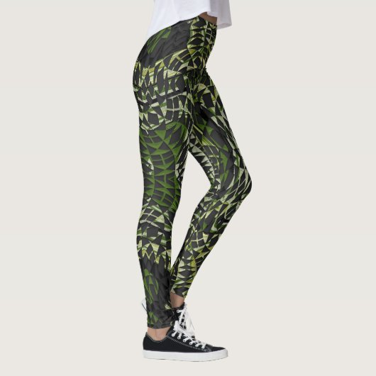 Oerwoud mengen leggings (Rechts)