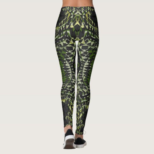 Oerwoud mengen leggings (Achterkant)