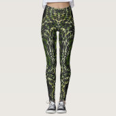 Oerwoud mengen leggings (Voorkant)