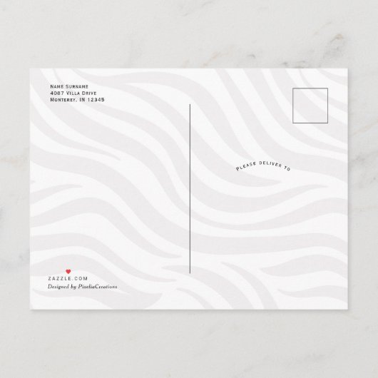 Oerwoud met kindermeisje safari moderne douche uitnodiging briefkaart (Achterkant)