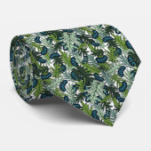 Oerwoud Mitochondria over White Stropdas (Opgerold)