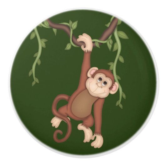 Oerwoud monkey Dresser Drawer Knop (Voorkant)