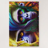 Oerwoud Monkey Jigzaag Puzzle Legpuzzel (Verticaal)