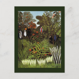 Oerwoud Monkeys Folk Art van Rousseau Briefkaart